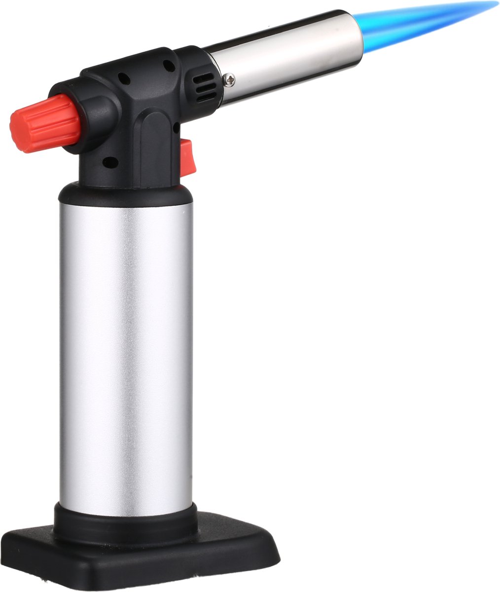 Keukenbrander met blauwe vlam