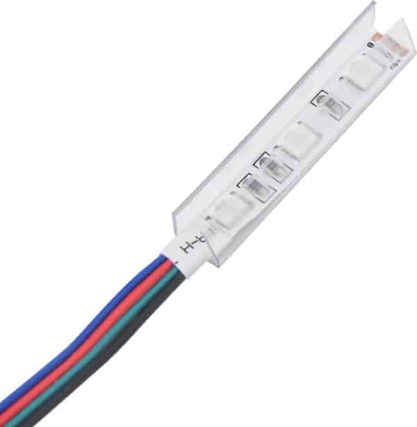 RGB LED strip met meerdere kleuren.