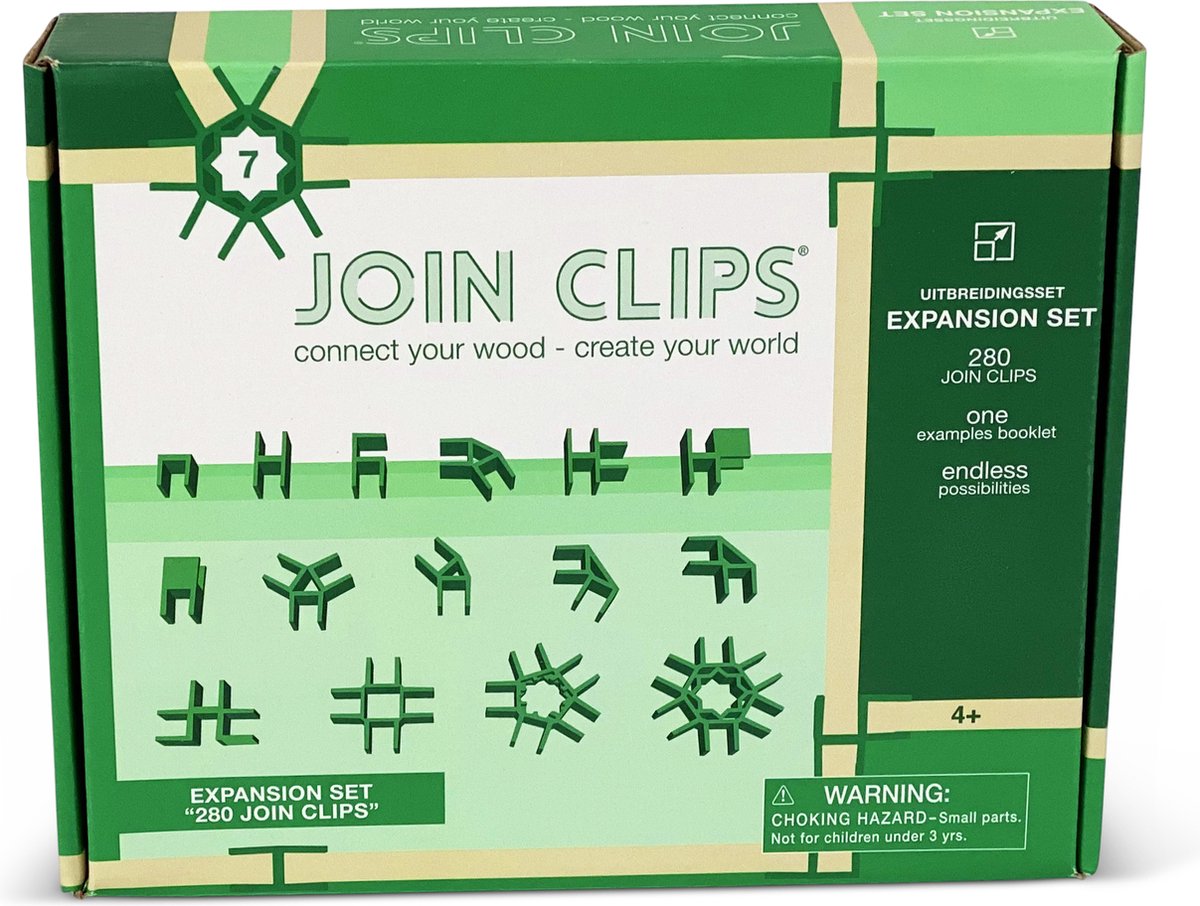 Groene doos Join Clips uitbreidingsset 280 stuks