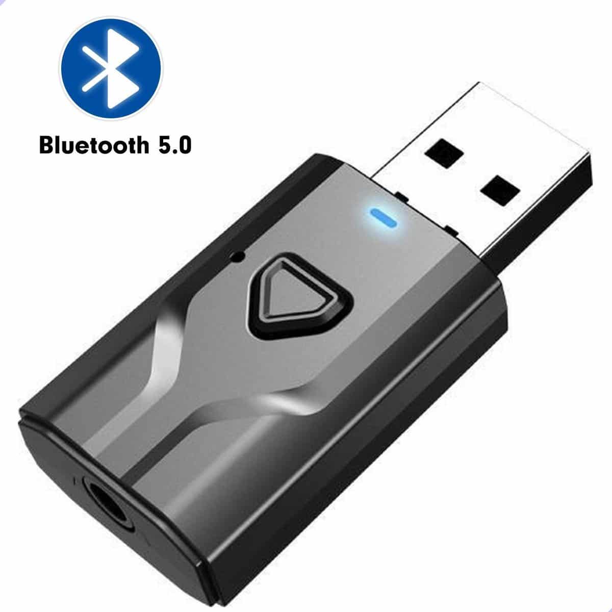 Bluetooth 5.0 USB-adapter zwarte behuizing