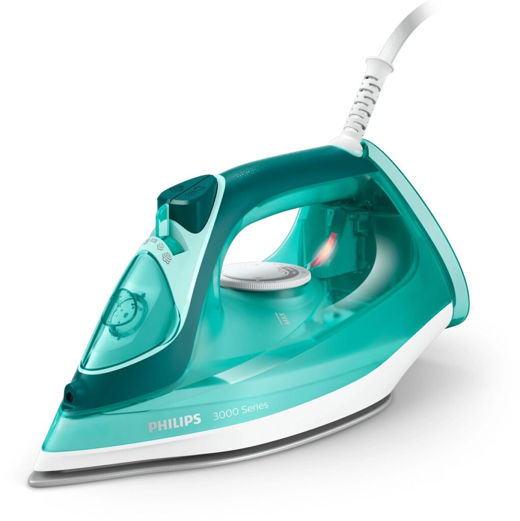 Philips 3000 Series stoomstrijkijzer in turquoise