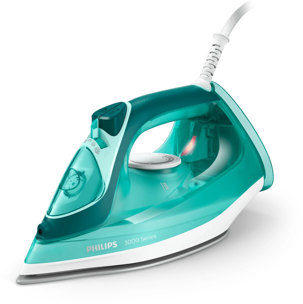 Philips 3000 Series stoomstrijkijzer in turquoise