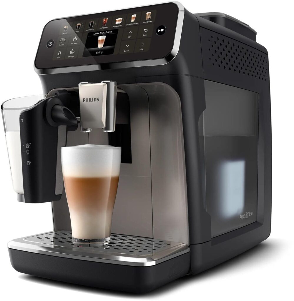 Philips volautomatische koffiemachine met latte macchiato