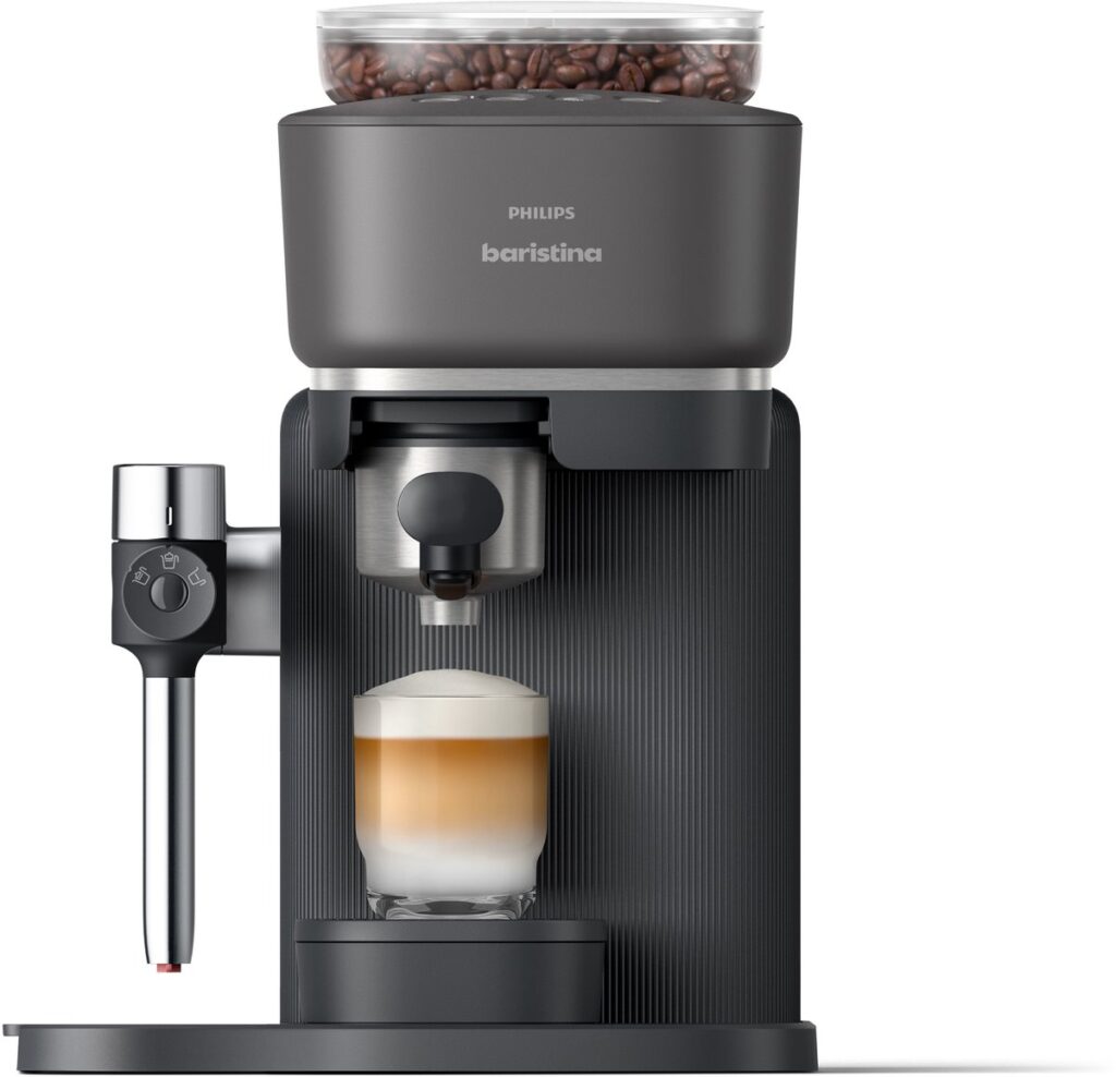 Philips Baristina espresso machine with milk frother
