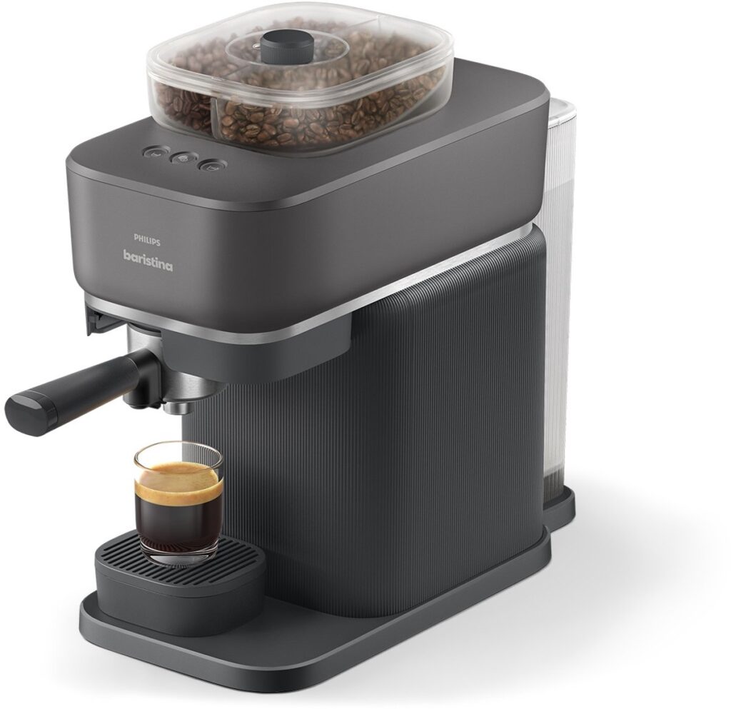 Philips Baristina espressomachine met vers gezette espresso