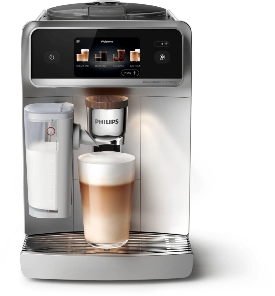Philips volautomatische koffiemachine met latte macchiato