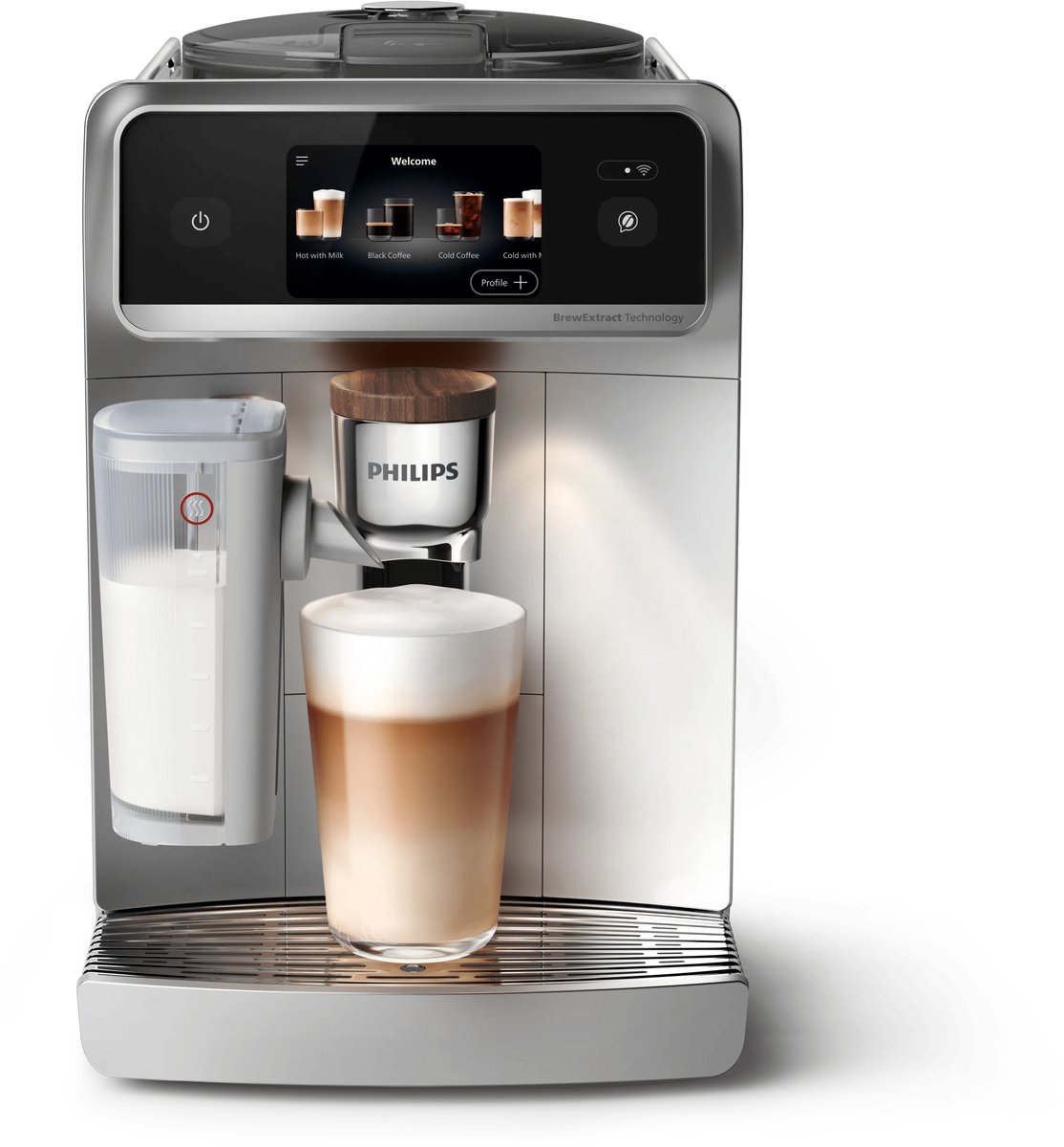 Philips volautomatische koffiemachine met latte macchiato