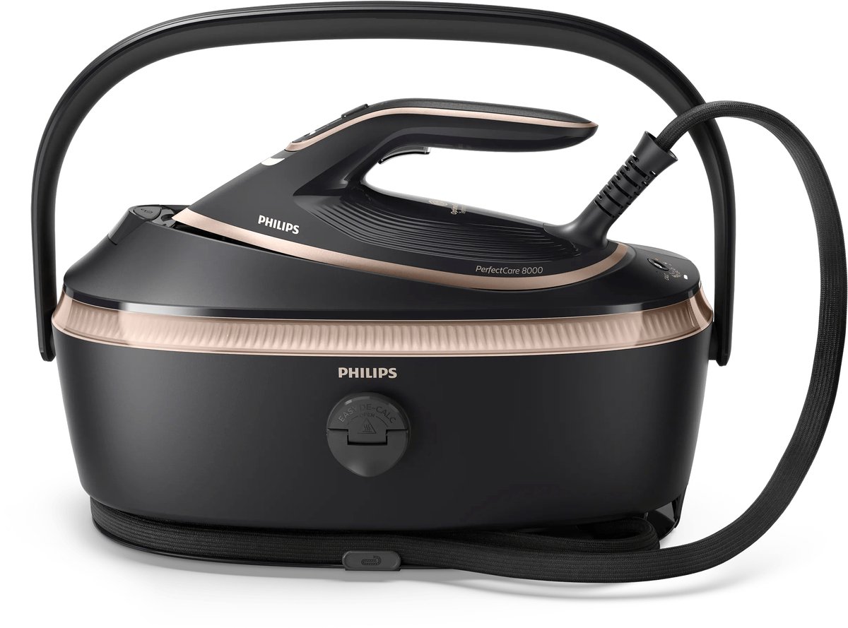 Philips PerfectCare 8000 stoomgenerator strijkijzer zwart