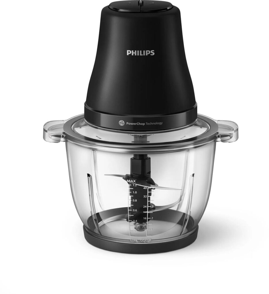 Hachoir Philips avec bol en verre