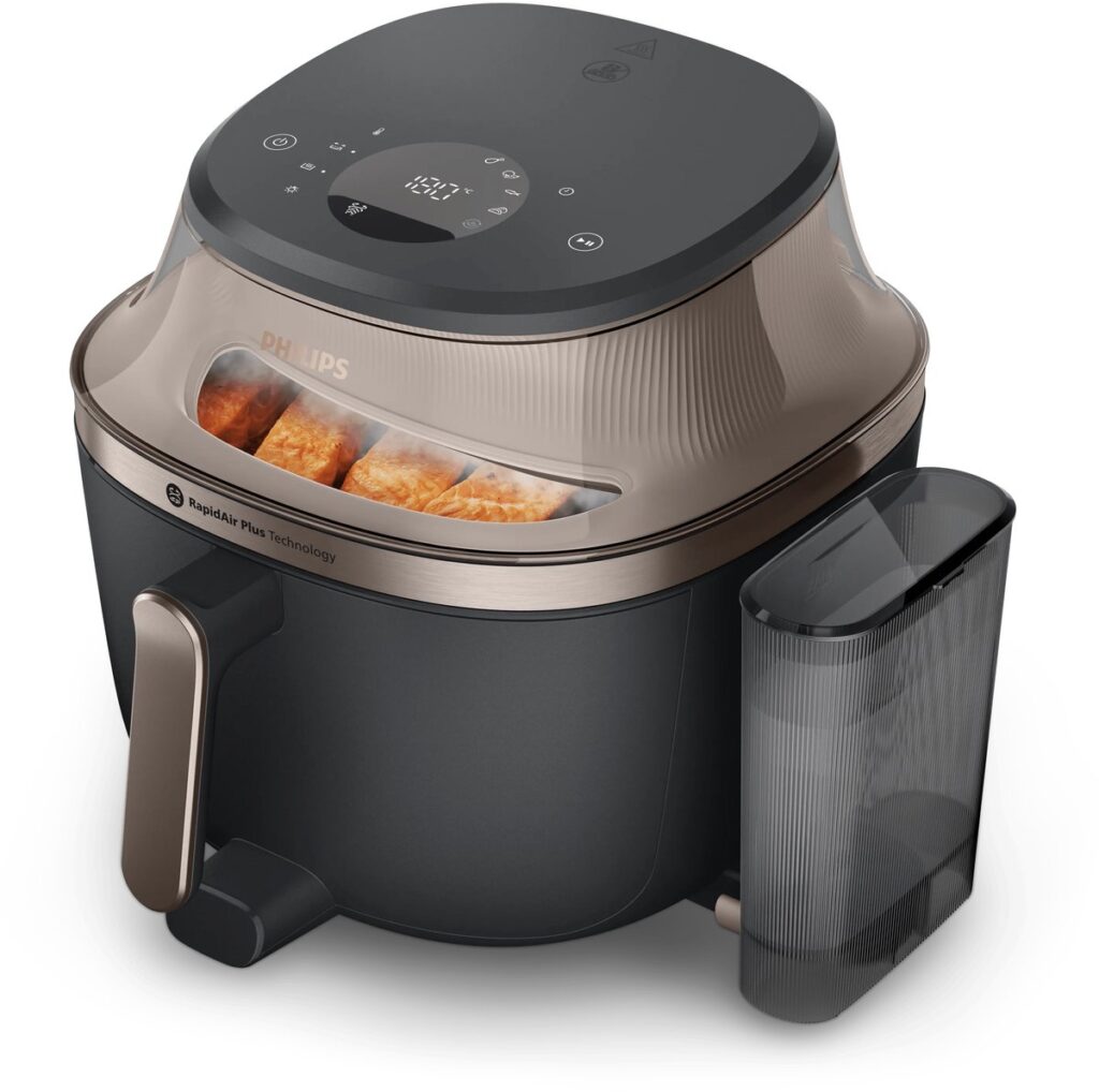 Philips airfryer met kijkvenster en zijreservoir