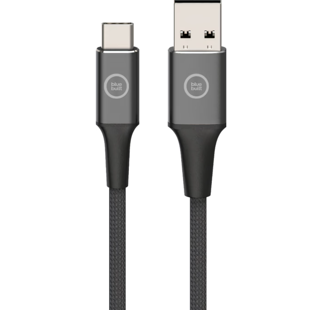 USB-C naar USB kabel met nylon omhulsel