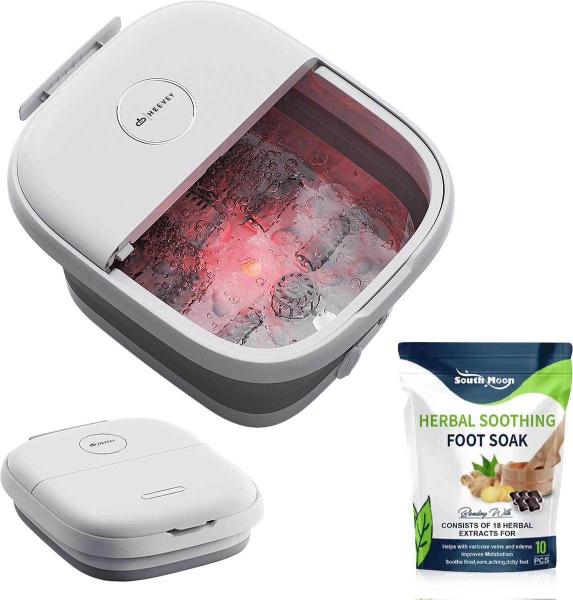 Voetenbad met kruiden, ontspanning en verzorging thuis