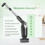 Waarom je handen en rug belasten als het ook moeiteloos kan? De Achaté Elektrische Schoonmaakborstel doet het zware werk voor je!, •⁠ ⁠Krachtige motor – meerdere snelheden voor elk oppervlak