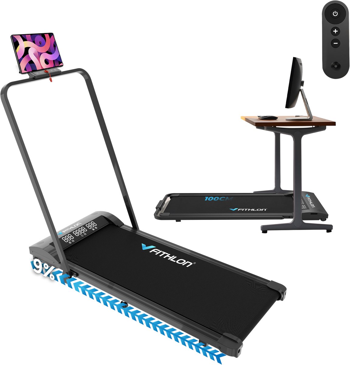 Loopband met verstelbare helling en afstandsbediening