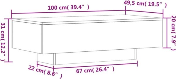 Schema van een kast met afmetingen in centimeters.