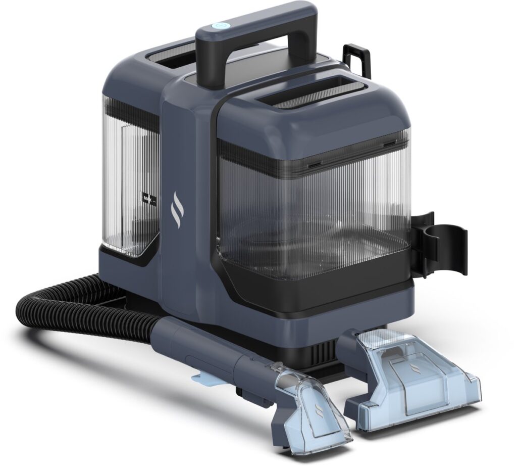 Moderne multifunctionele stofzuiger met accessoires