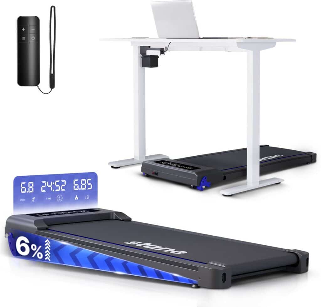 Loopband met verstelbaar bureau en afstandsbediening