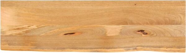 Houten plank met natuurlijke houtnerf en knoesten.