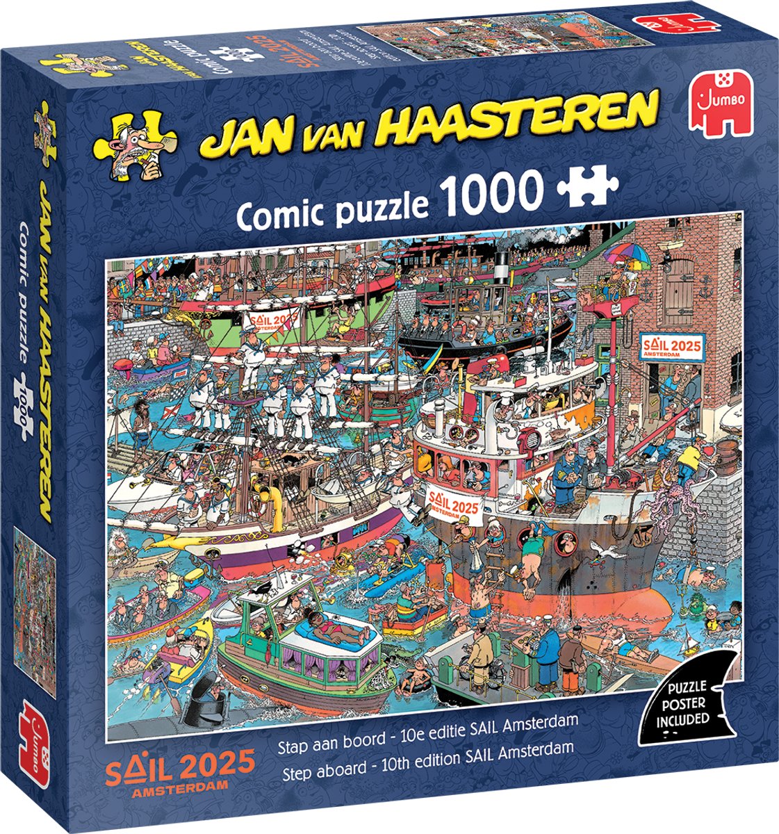 Jan van Haasteren puzzel over SAIL 2025 Amsterdam.