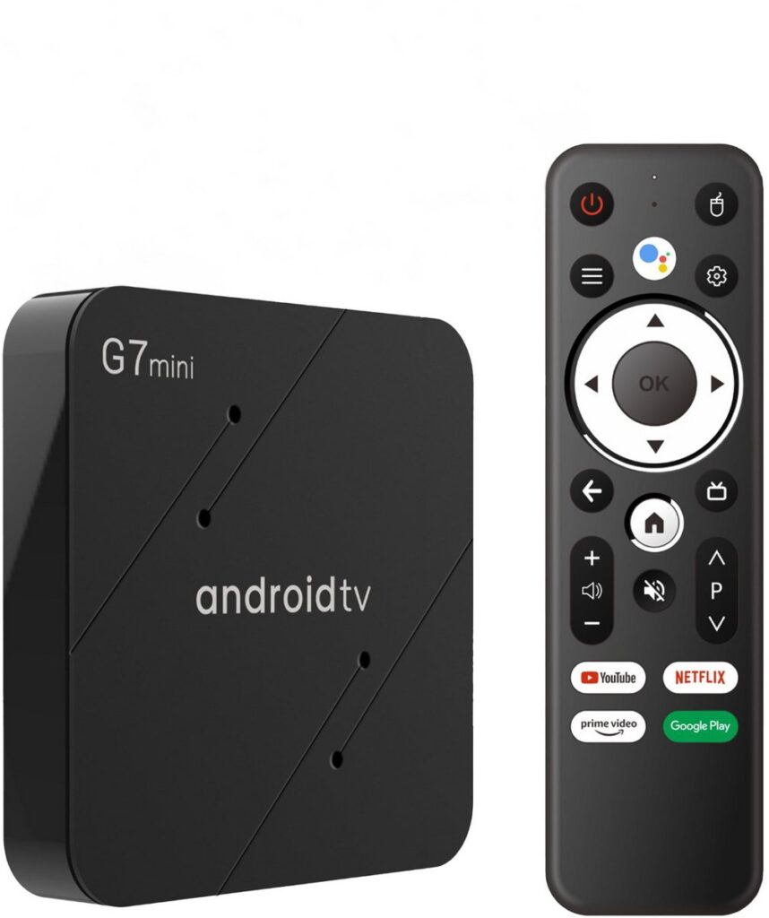 Android TV box met afstandsbediening