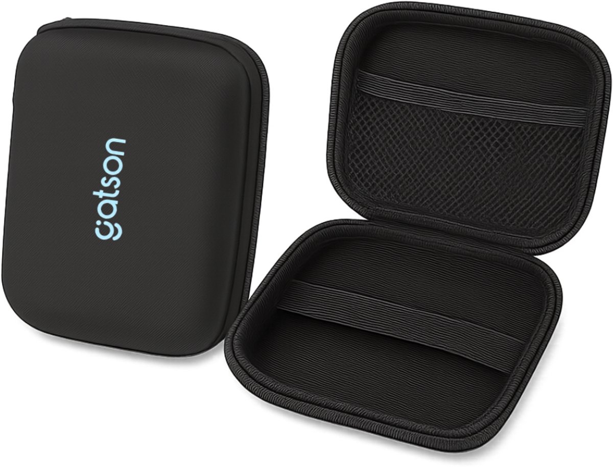 Black protective cover with zipper, button net inside