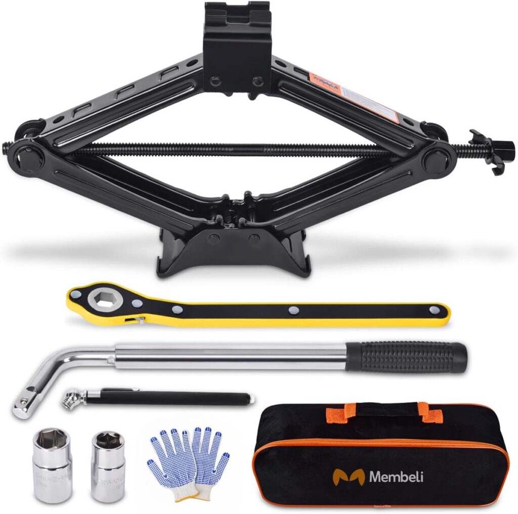 Kriks en accessoires voor auto-onderhoud