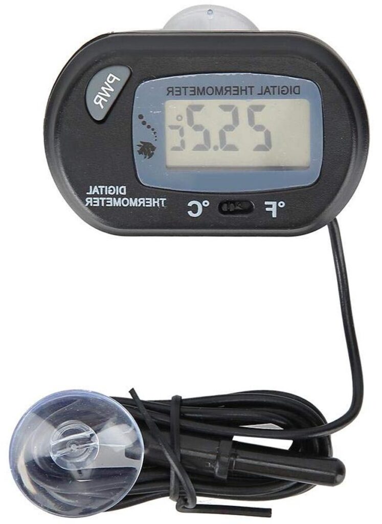 Digitale thermometer met sonde en zuignap