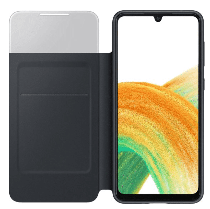 samsung a33 5g s view wallet cover black