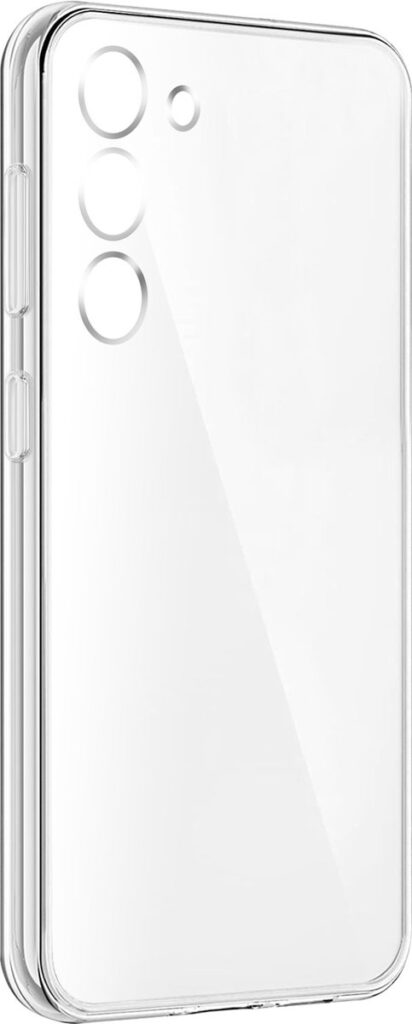 Transparante smartphonehoes met drie camera-openingen