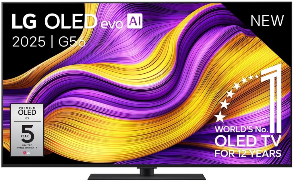 LG OLED evo AI 2025 G56 televisie