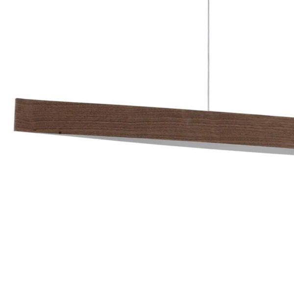 Houten hanglamp met minimalistisch design