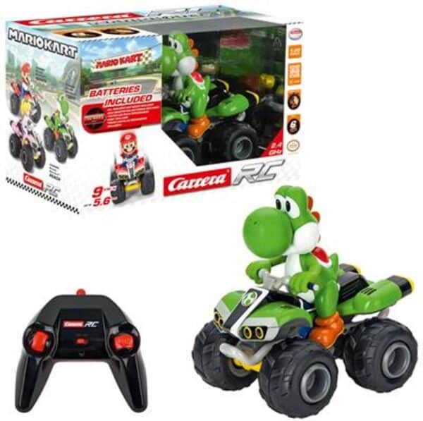 Yoshi op afstand bestuurbare auto speelgoedset.