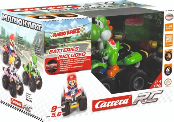 Mario Kart Carrera RC-auto met batterijen inbegrepen