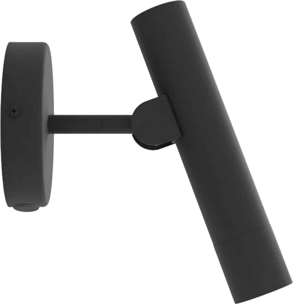 Zwarte verstelbare wandlamp modern design