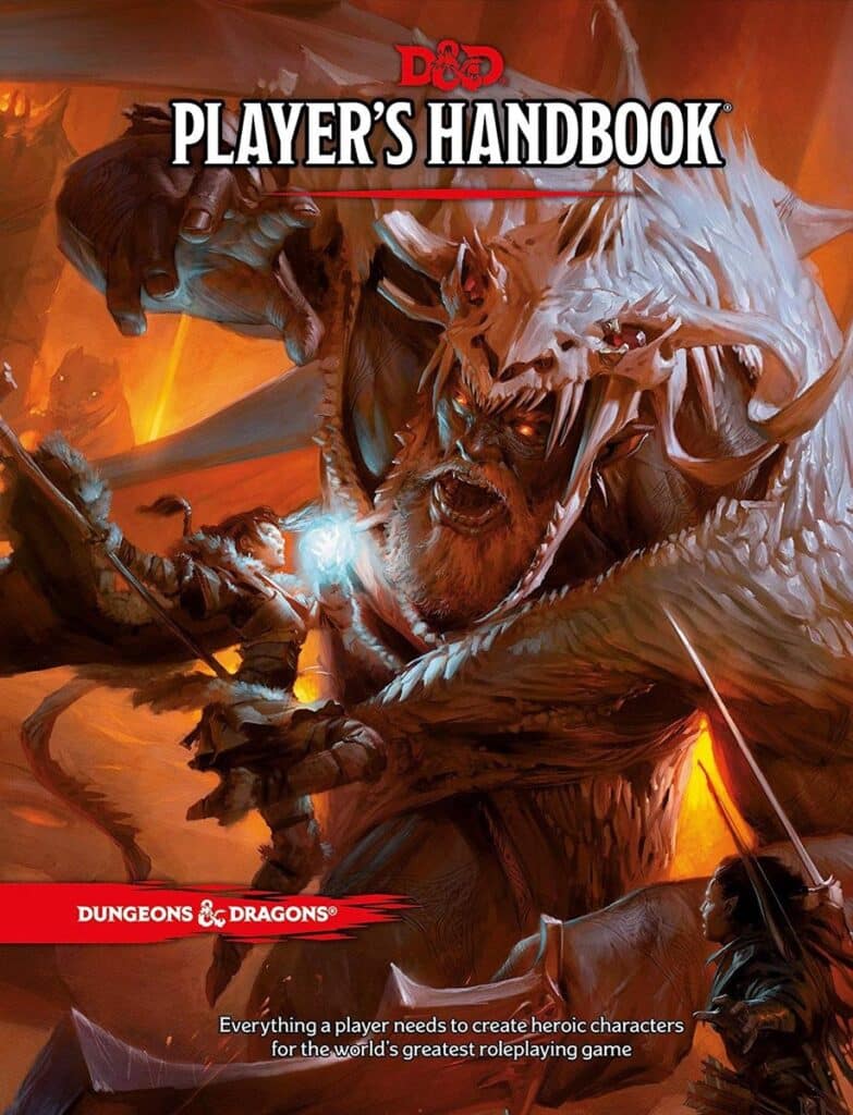 Dungeons & Dragons Player's Handbook cover art.