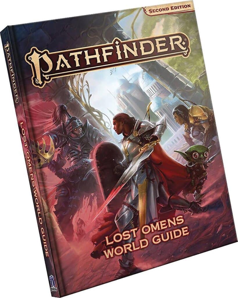 Pathfinder: Lost Omens World Guide omslag