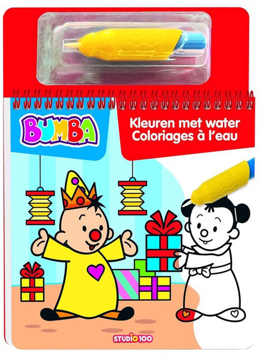 Bumba kleurboek met waterstift, cadeauverpakkingen.