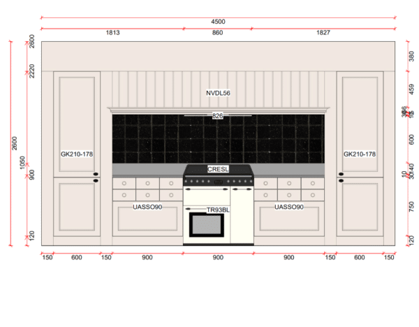 showroomkeuken windsor sahara met smeg apparatuur