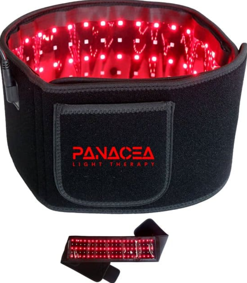Rode lichttherapie riem van Panacea