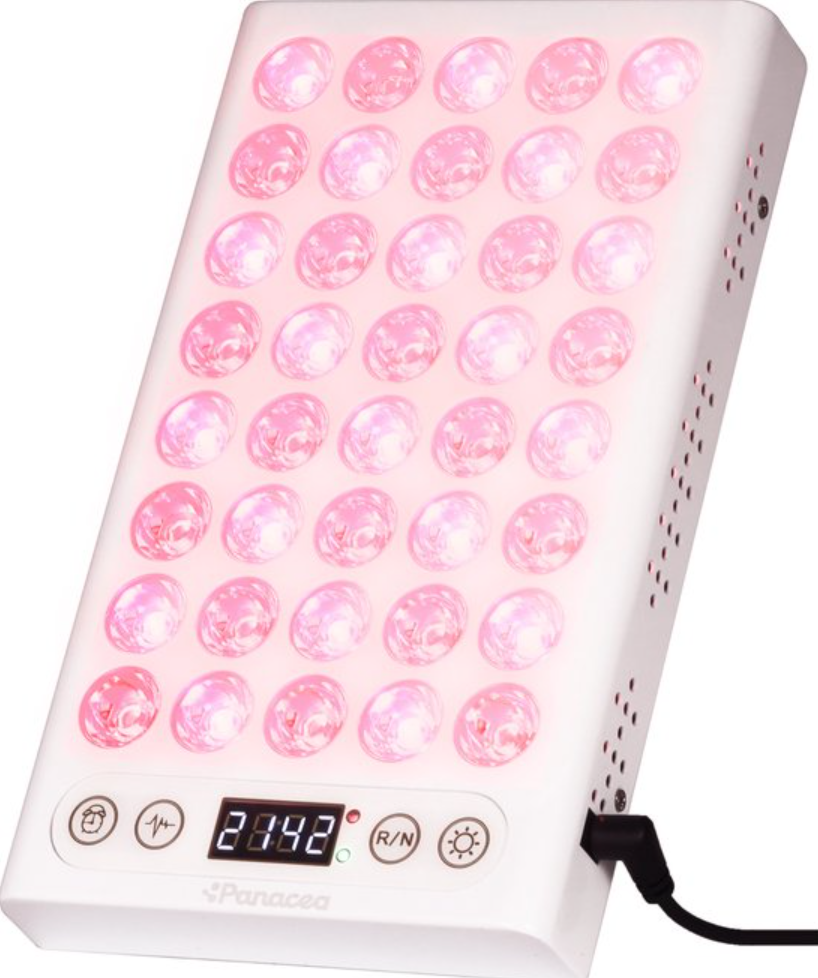 Witte LED-lichttherapielamp met digitaal display