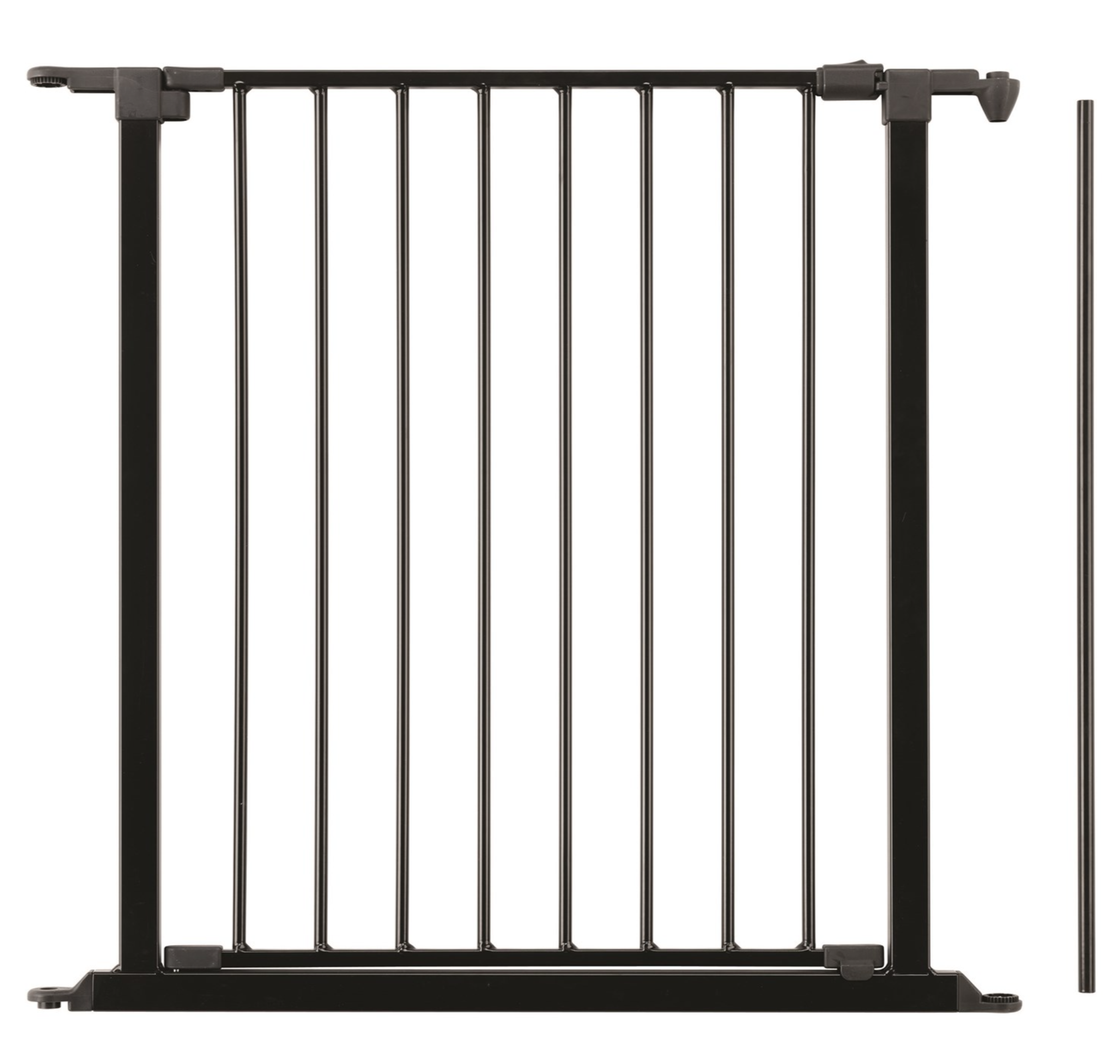 Black safety gate for children or pets